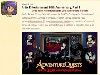 Elvira Hosts Artix Entertainment 20th Anniversary Part 2