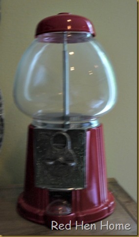 Red Hen Home gumball machine