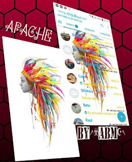 Apache Face Theme For YOWhatsApp & Fouad WhatsApp By ABM