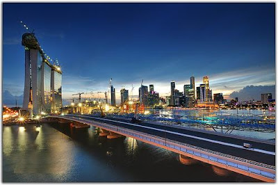 Helix Bridge in Singapore