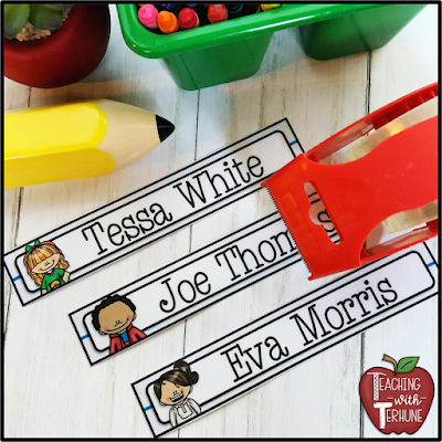 Personalized Student Name Tags
