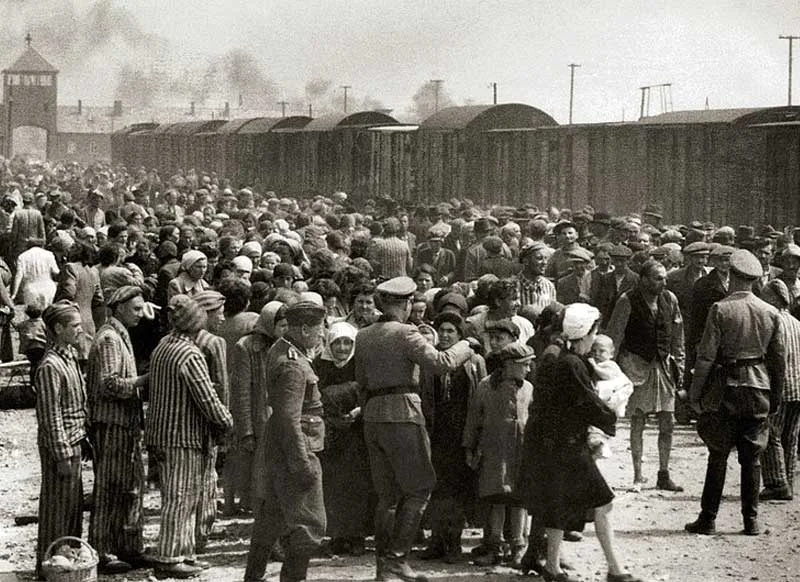 Hungarian Jews for work or the gas chamber