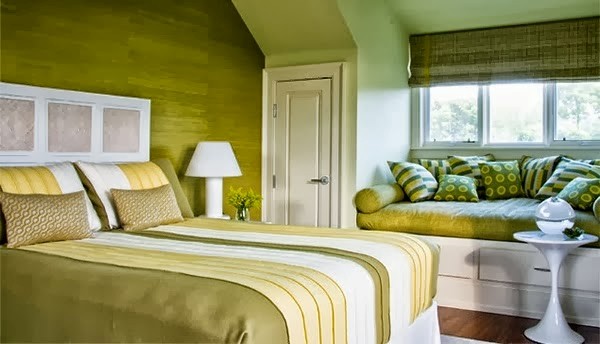 warna cat kamar tidur hijau toska 6