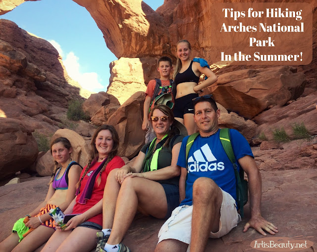 tips for hiking arches national park in the summer with the family hiking outdoors nature utah moab