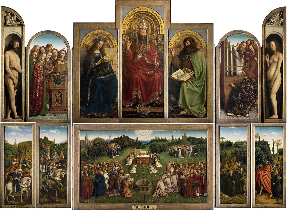 Hubert and Jan van Eyck- Ghent Altarpiece - completed 1432