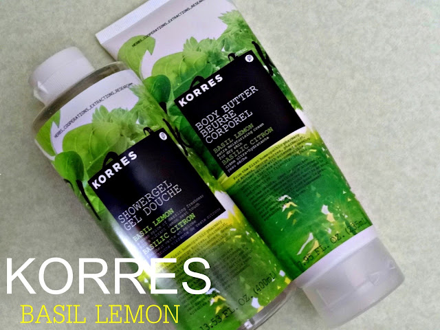 Korres Basil Lemon Body Butter and Shower Gel Review, Photos