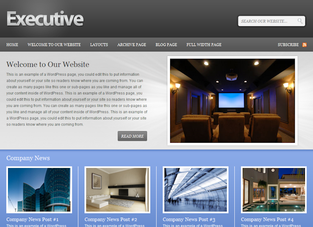 Studiopress Executive wordpress Theme