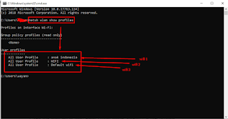 ﻿Cara Melihat Password Wifi Dengan Menggunakan CMD Di Windows tanpa menginstall aplikasi pihak ketiga