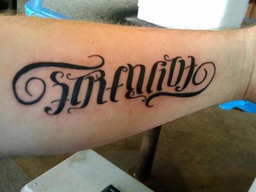 Ambigram Tattoos Designs