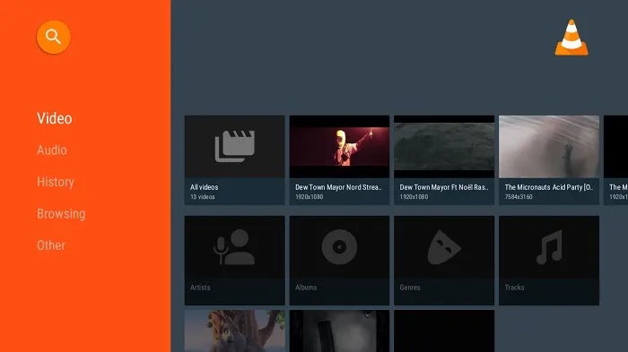 VLC for Android TV