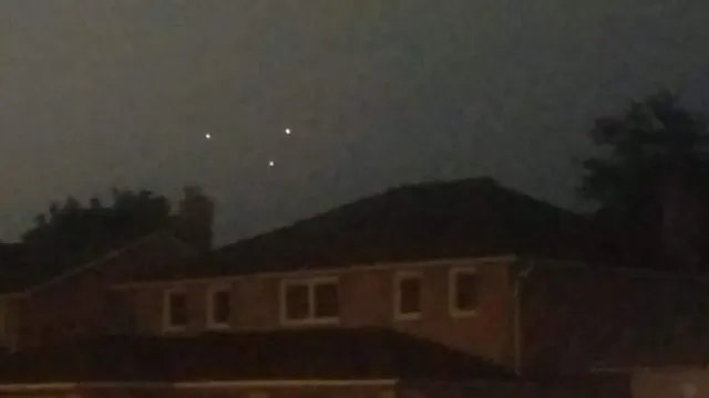 Massive UFO fleet over Milton, Ontario, Canada in 2019.