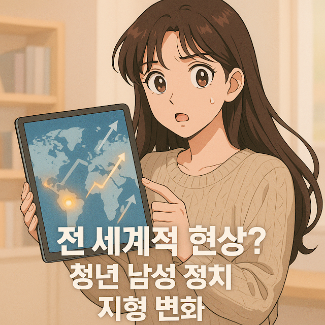 전 세계적 현상? 청년 남성 정치 지형 변화!