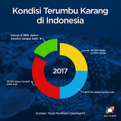 kondisi terumbu karang di Indonesia