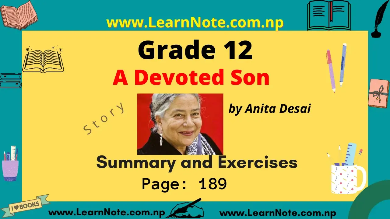 A Devoted Son Exercise and Answer