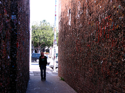 Bubble Gum Alley, San Luis Obispo, CA: www.thebrighterwriter.blogspot.com #California