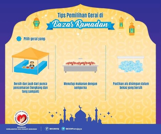 Tips beli makanan di bazar Ramadhan