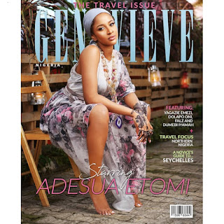Nollywood's Adesua Etomi is coverstar for Genevieve magazine's latest edition.