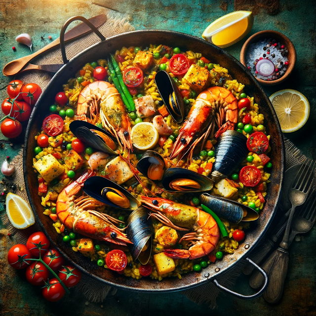 الباييلا الإسبانية التقليدية: وصفة لذيذة تجمع بين تقاليد البحر والأرض