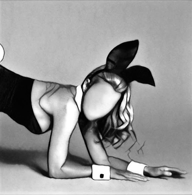 Kate Moss senza faccia per Playboy per HUP