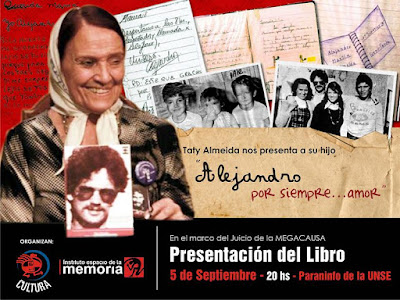 Presentaciçon del libro “Alejandro, por siempre…amor”