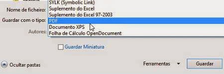 Como converter planilha Excel para PDF