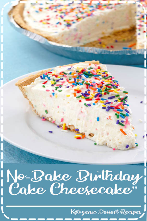 The rainbow of colors and flavors you love in birthday cake mix—plus lots of sprinkles. You'll fall in love with these no-bake birthday cake cheesecake. Get the recipe at Delish.com