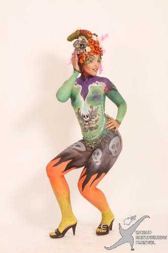 Halloween Body Painting