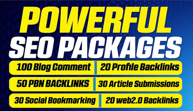 I will create powerful mix seo backlinks package high da 50 pa