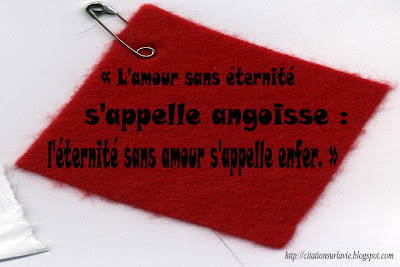 Citation de la vie et l'amour