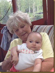 Grandma Miller with Claire