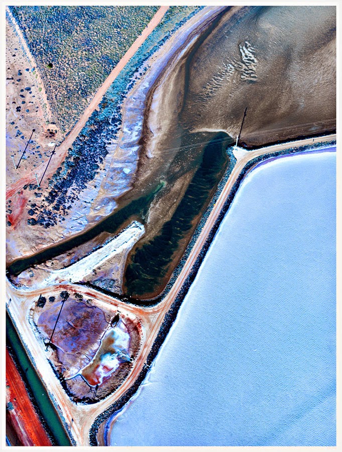 Dampier salt flats of Pilbara