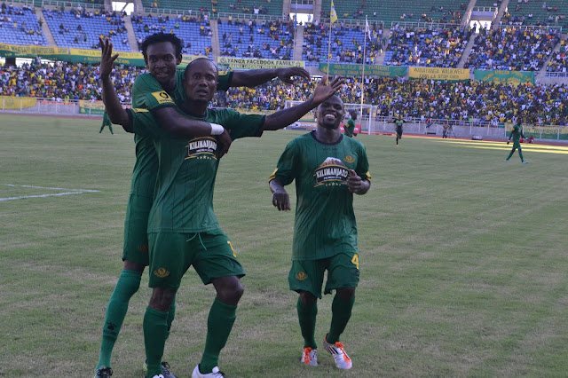 Hamis Tambwe celebrates his Goal