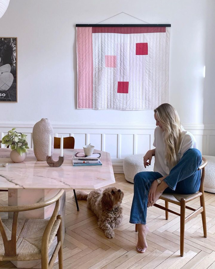 Sidsel's Elegant Copenhagen Home with a Snoozing Dog!