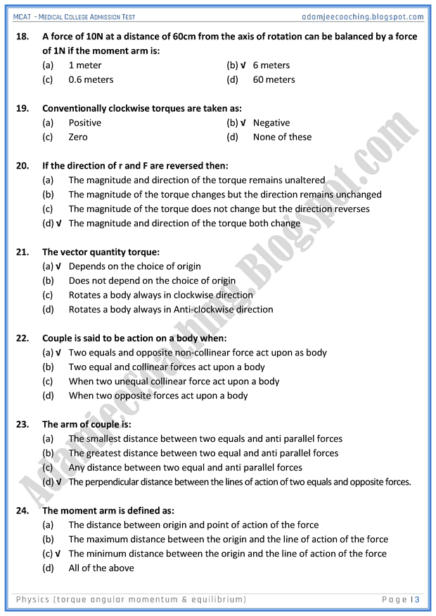 mcat-physics-torque-angular-momentum-and-equilibrium-mcqs-for-medical-entry-test