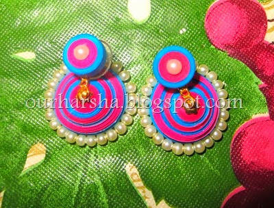 Paper Quilled Jhumkas  (1)