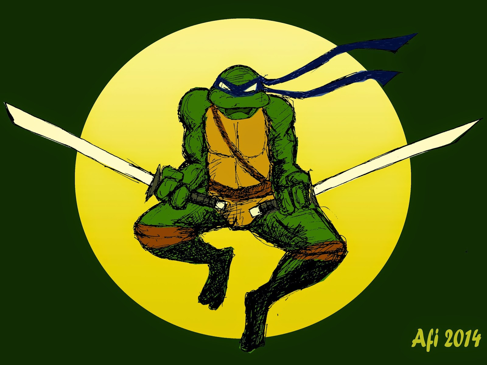 Kumpulan Gambar Teenage Mutant Ninja Turtles 2014 Lucu Kartun Turtle