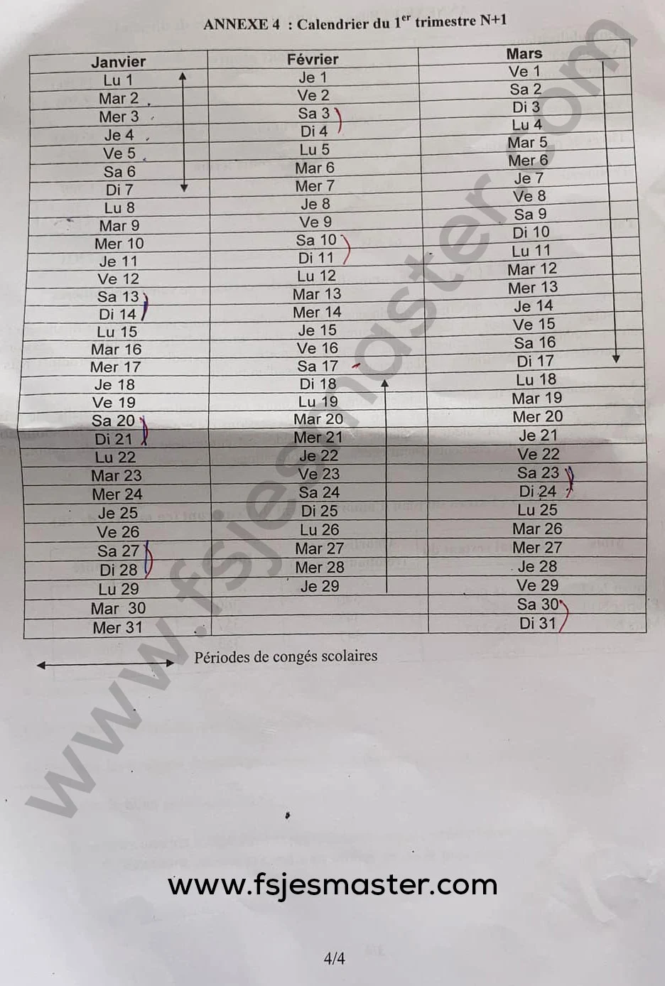 Exemple Concours Master Comptabilité Contrôle Audit (CCA) 2022-2023 - Fsjes Marrakech