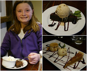 Desserts at the Lamb Inn at Hooe