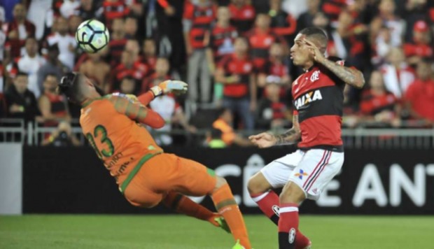 Chapacoence AF vs Flamengo en vivo on line. futbol brasileirao fecha 29 (15/10/2017)