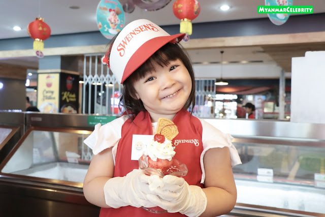 "Swensen's Myanmar" ရဲ႕ SUNDAE PALS Activity မွာ ပါ၀င္ခဲ့တဲ့ ထိပ္ထားသခင္