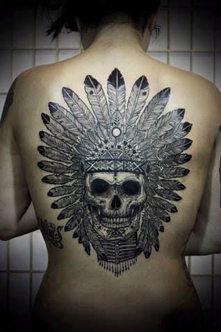 Indian Skull Tattoo