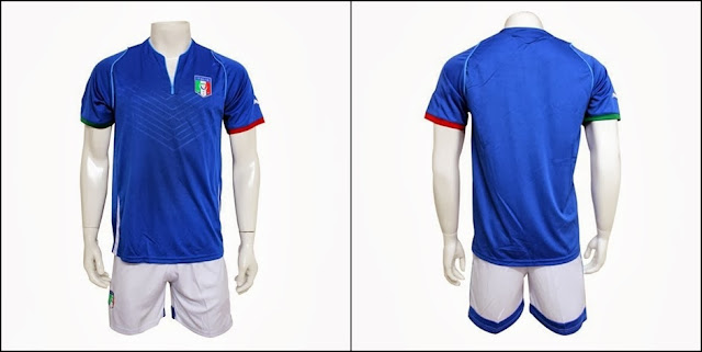 Italy Home Soccer Jersey Fifa World Cup 2014 Brazil