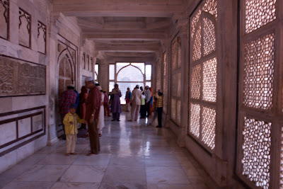 Inside the shrine in Fatehpur Sikri