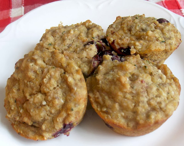 Quinoa Blueberry Muffins