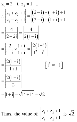 Solutions Class 11 Maths Chapter-5 (Complex Numbers and Quadratic Equations)Miscellaneous Exercise