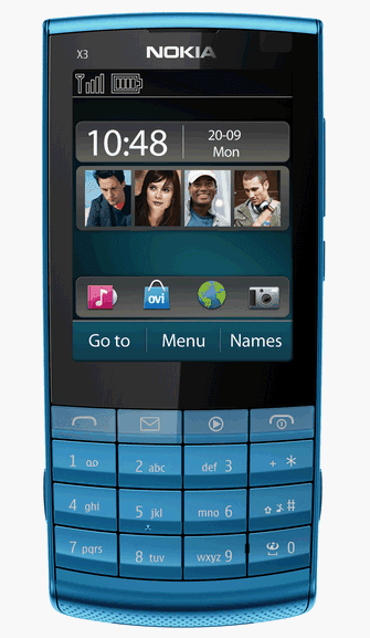 Today, Nokia unveils the very slim Nokia X3 Touch and Type, 