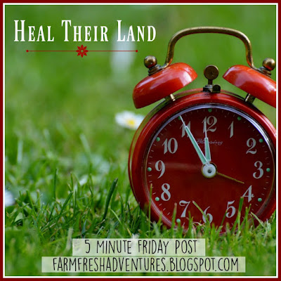 Heal Their Land~ A 5 Minute Friday Post