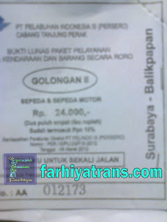 tiket kirim kendaraan