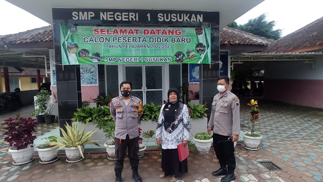 Polres Semarang Berikan Pengamanan Saat Pengumuman Kelulusan SMP