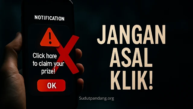 Jangan Asal Klik Notifikasi di HP Bisa Jadi Jebakan